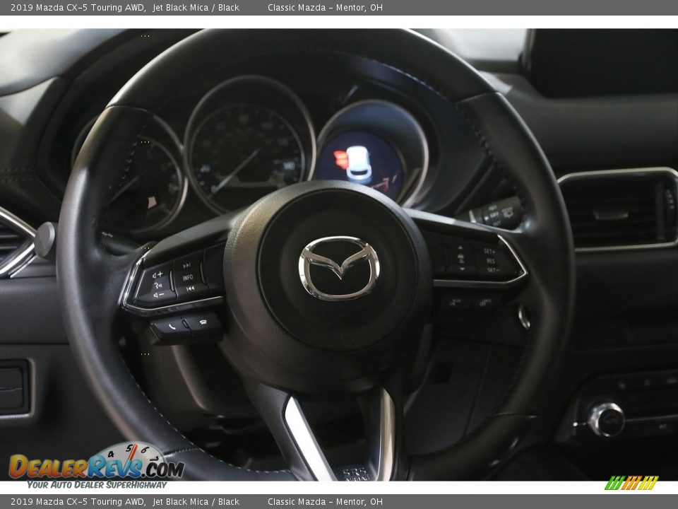 2019 Mazda CX-5 Touring AWD Jet Black Mica / Black Photo #7