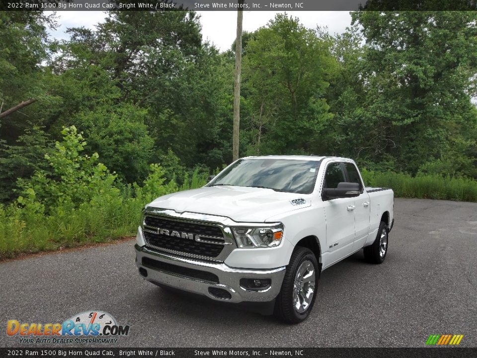 2022 Ram 1500 Big Horn Quad Cab Bright White / Black Photo #2