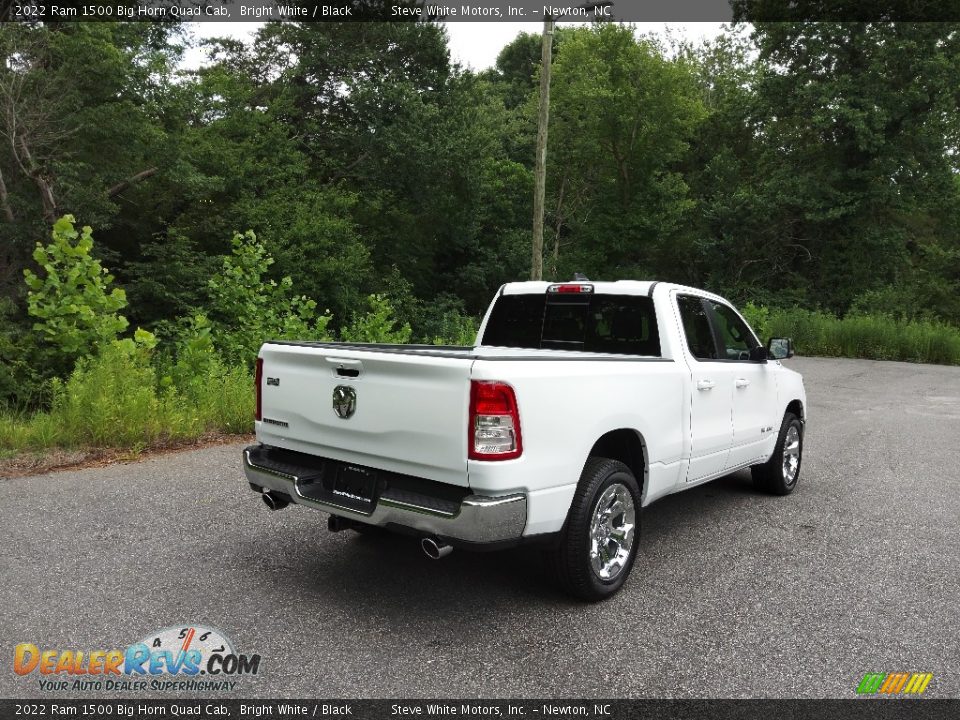 2022 Ram 1500 Big Horn Quad Cab Bright White / Black Photo #6