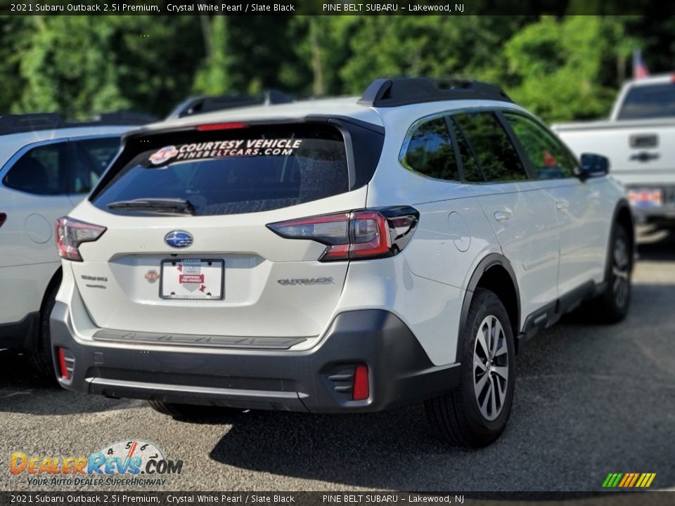 2021 Subaru Outback 2.5i Premium Crystal White Pearl / Slate Black Photo #4
