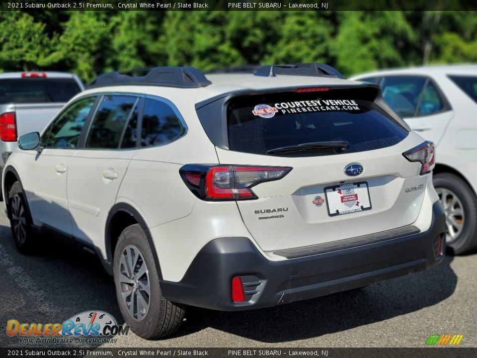 2021 Subaru Outback 2.5i Premium Crystal White Pearl / Slate Black Photo #6