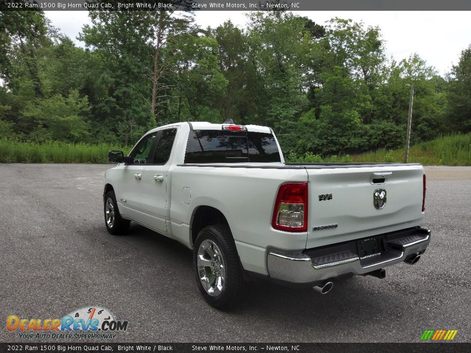 2022 Ram 1500 Big Horn Quad Cab Bright White / Black Photo #9