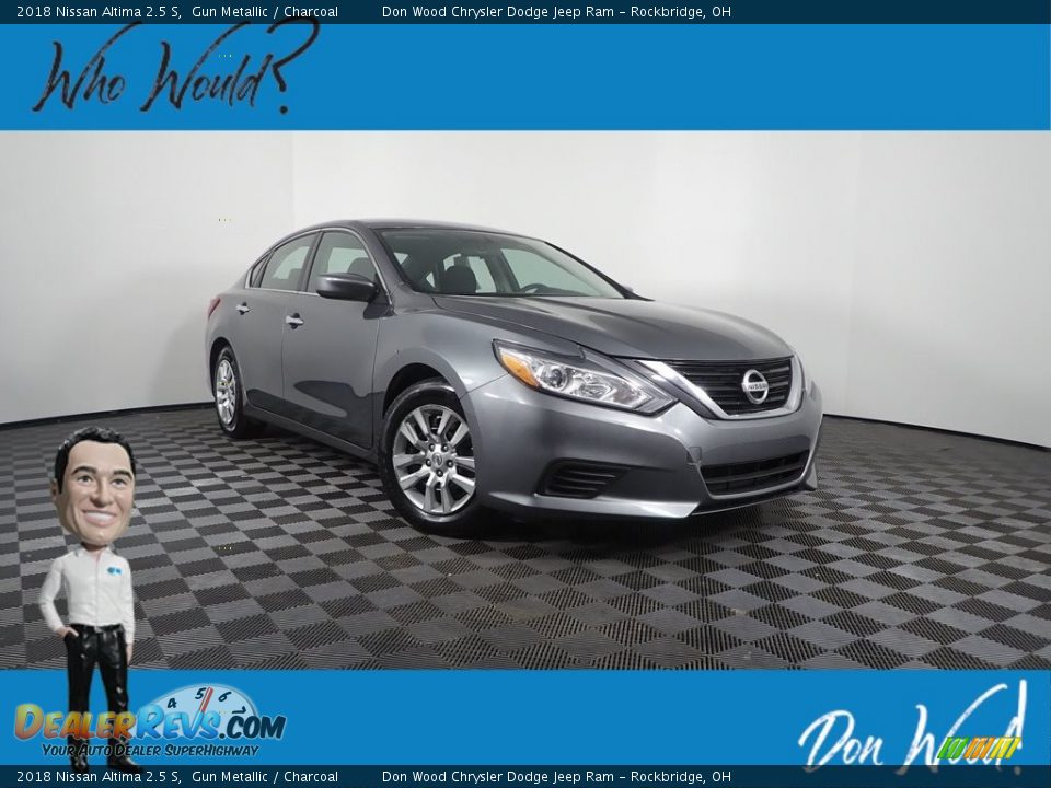 2018 Nissan Altima 2.5 S Gun Metallic / Charcoal Photo #1