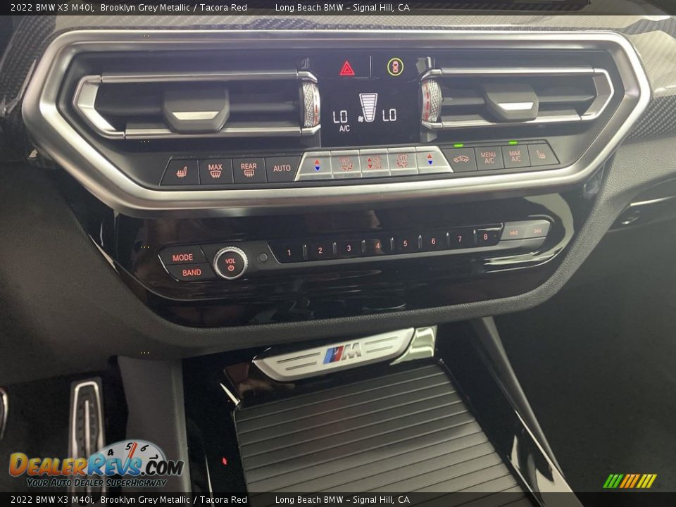 2022 BMW X3 M40i Brooklyn Grey Metallic / Tacora Red Photo #22