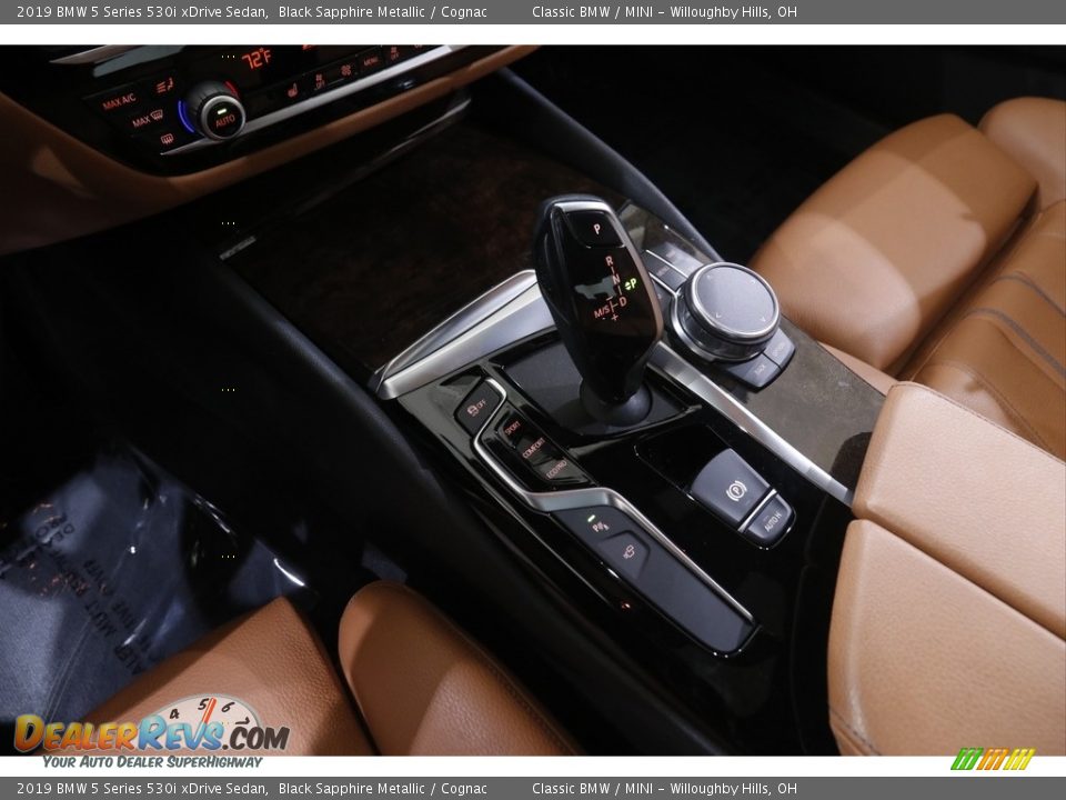 2019 BMW 5 Series 530i xDrive Sedan Black Sapphire Metallic / Cognac Photo #15