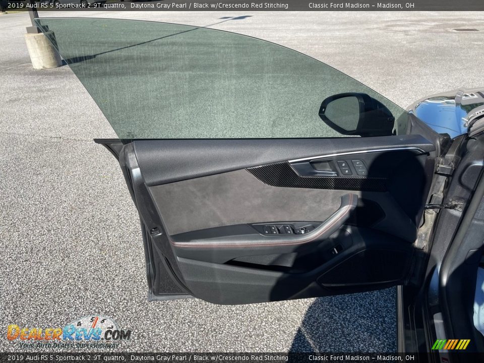 2019 Audi RS 5 Sportback 2.9T quattro Daytona Gray Pearl / Black w/Crescendo Red Stitching Photo #13