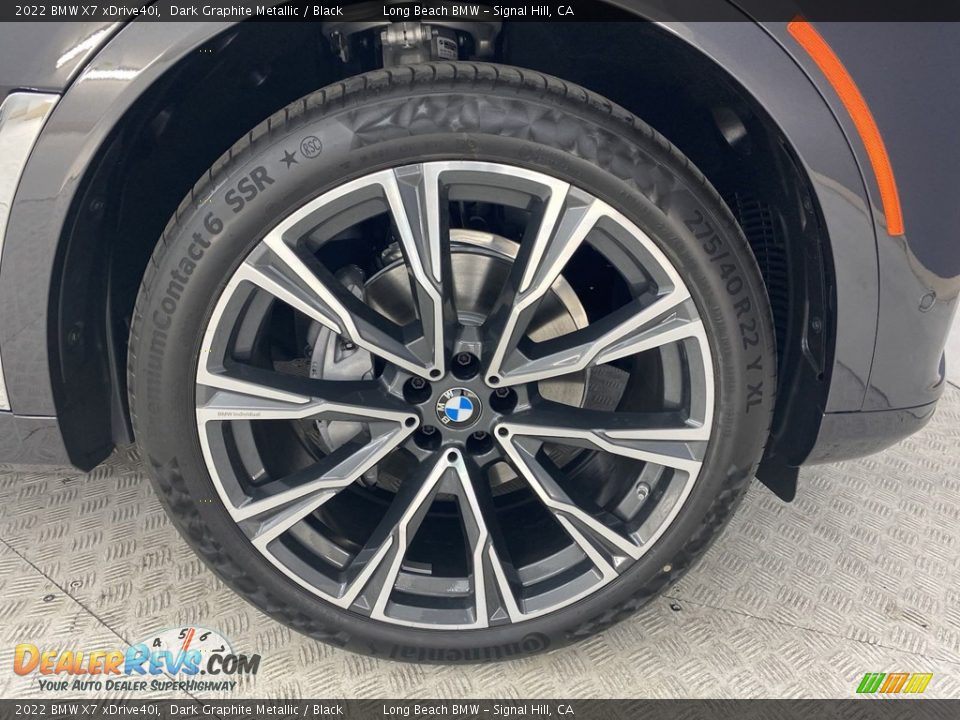 2022 BMW X7 xDrive40i Dark Graphite Metallic / Black Photo #3