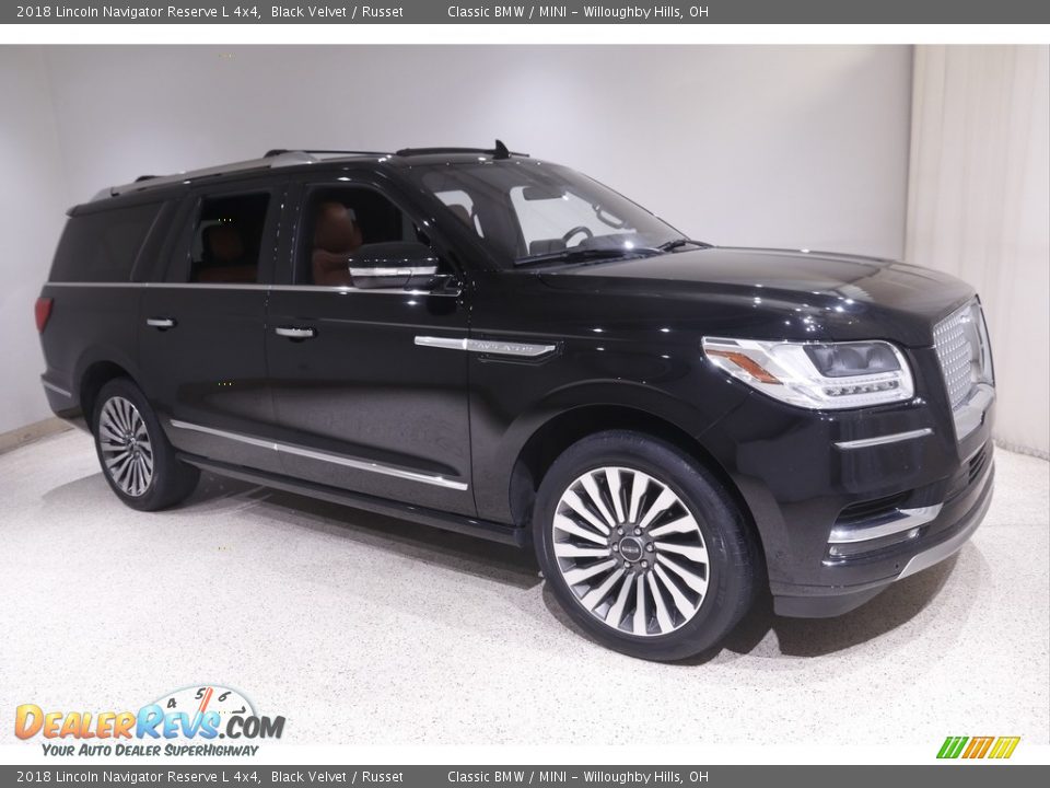 Black Velvet 2018 Lincoln Navigator Reserve L 4x4 Photo #1