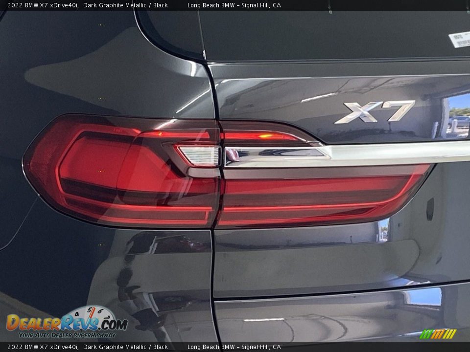 2022 BMW X7 xDrive40i Dark Graphite Metallic / Black Photo #6