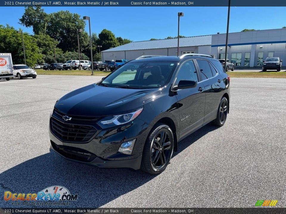2021 Chevrolet Equinox LT AWD Mosaic Black Metallic / Jet Black Photo #2