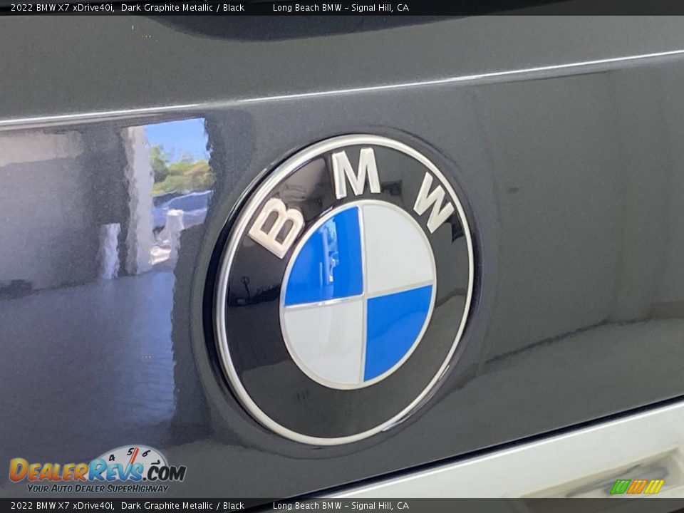 2022 BMW X7 xDrive40i Dark Graphite Metallic / Black Photo #7