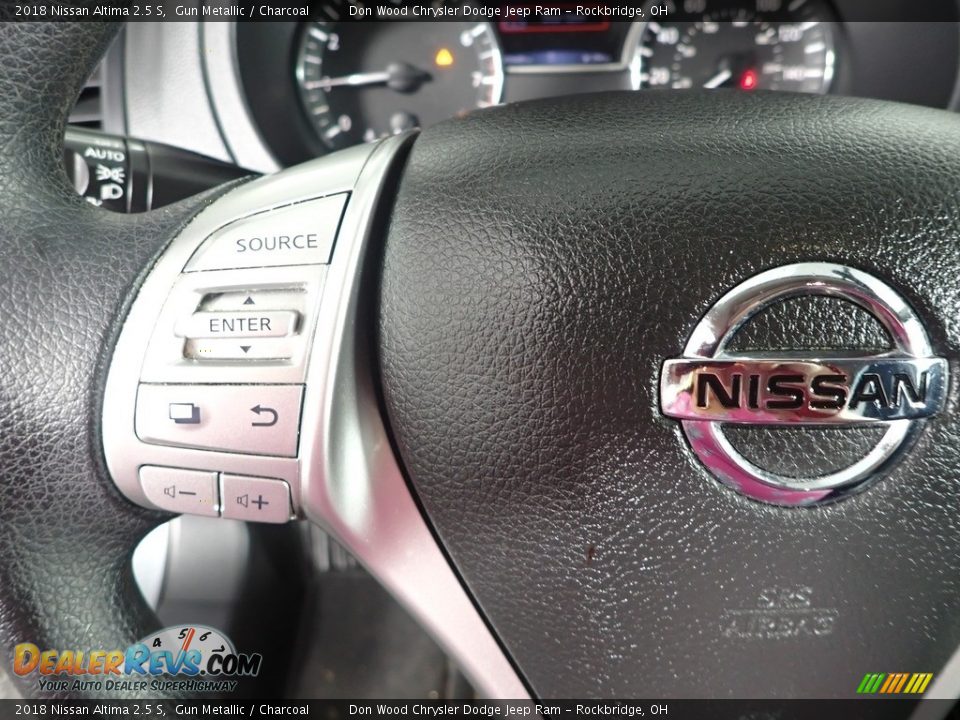 2018 Nissan Altima 2.5 S Gun Metallic / Charcoal Photo #17