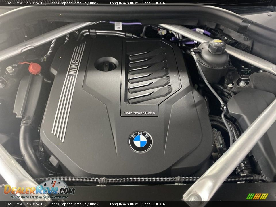 2022 BMW X7 xDrive40i Dark Graphite Metallic / Black Photo #9