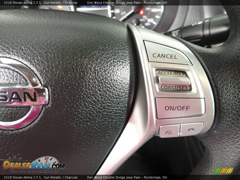 2018 Nissan Altima 2.5 S Gun Metallic / Charcoal Photo #18