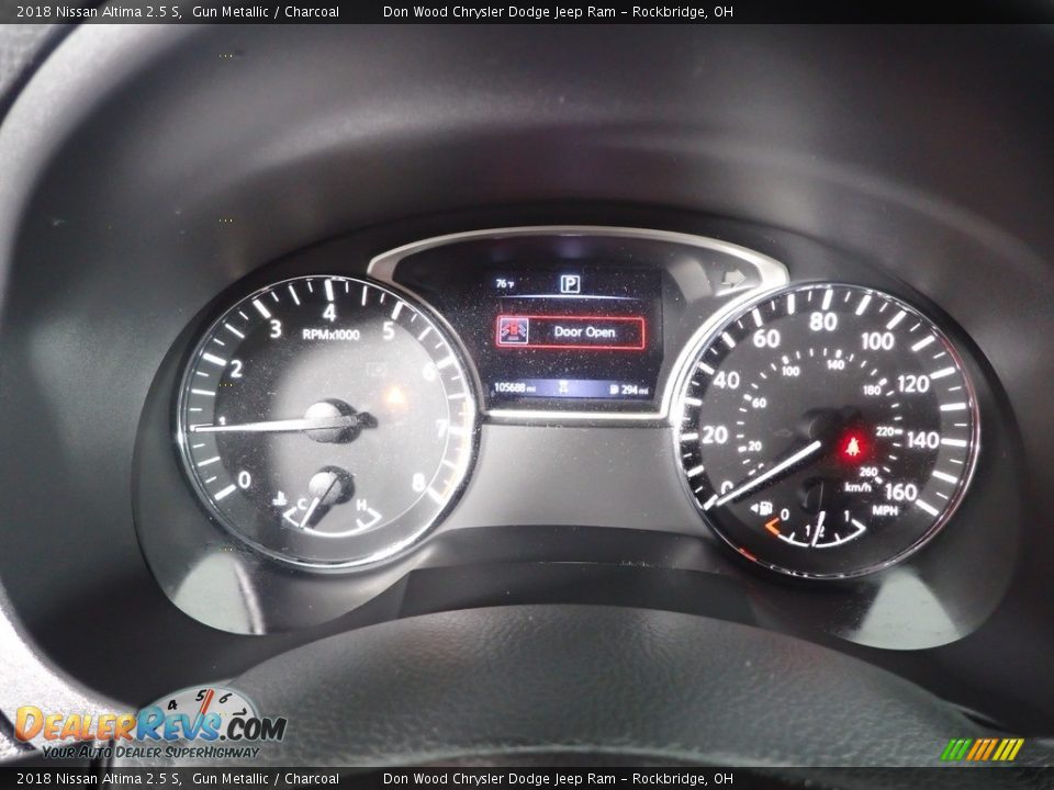 2018 Nissan Altima 2.5 S Gun Metallic / Charcoal Photo #19