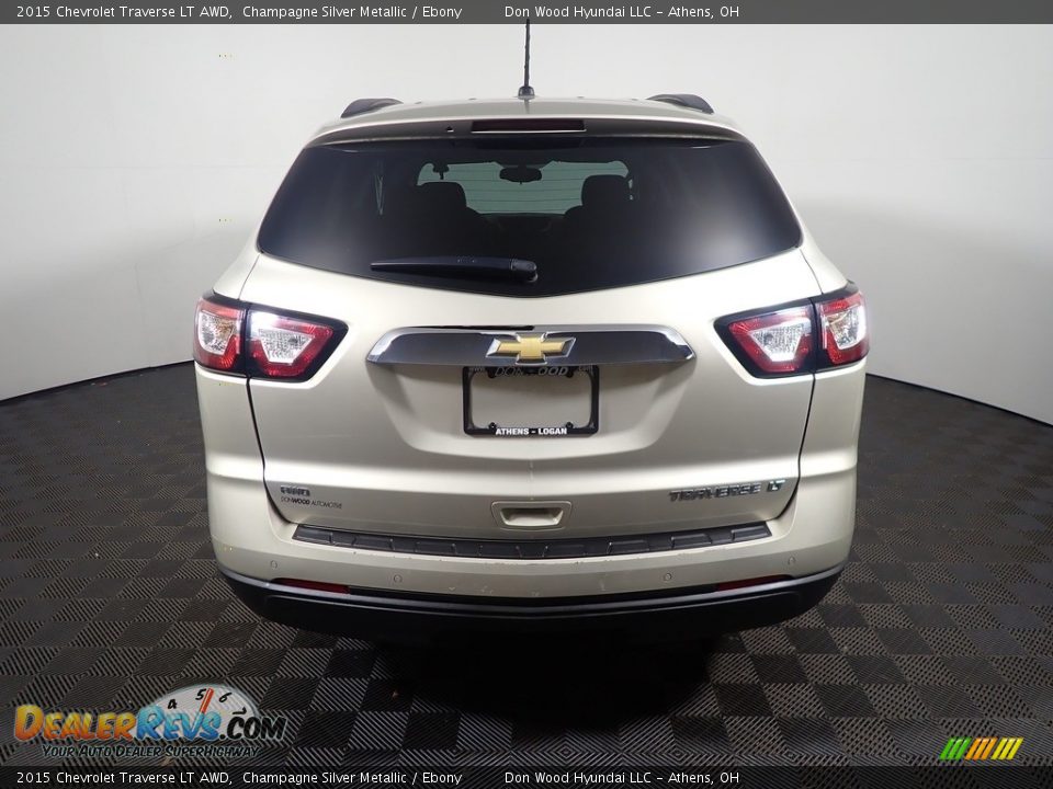 2015 Chevrolet Traverse LT AWD Champagne Silver Metallic / Ebony Photo #13