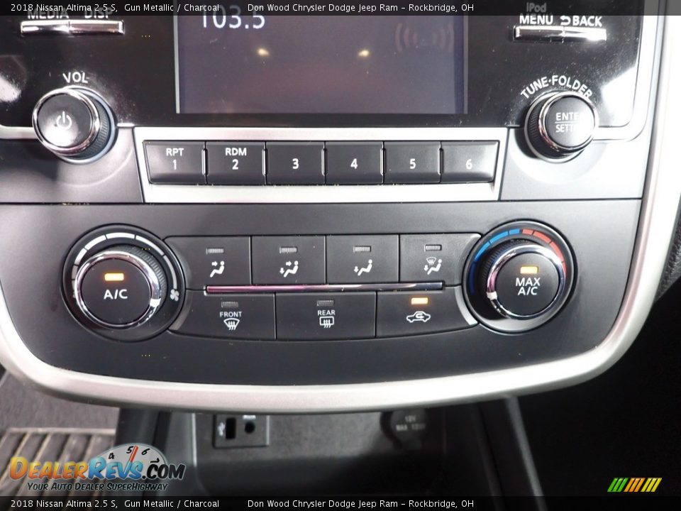 2018 Nissan Altima 2.5 S Gun Metallic / Charcoal Photo #20