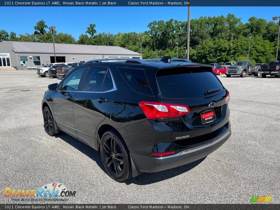 2021 Chevrolet Equinox LT AWD Mosaic Black Metallic / Jet Black Photo #7