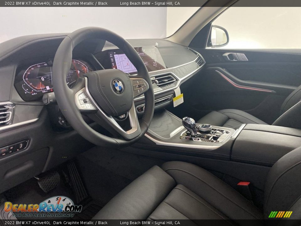2022 BMW X7 xDrive40i Dark Graphite Metallic / Black Photo #12