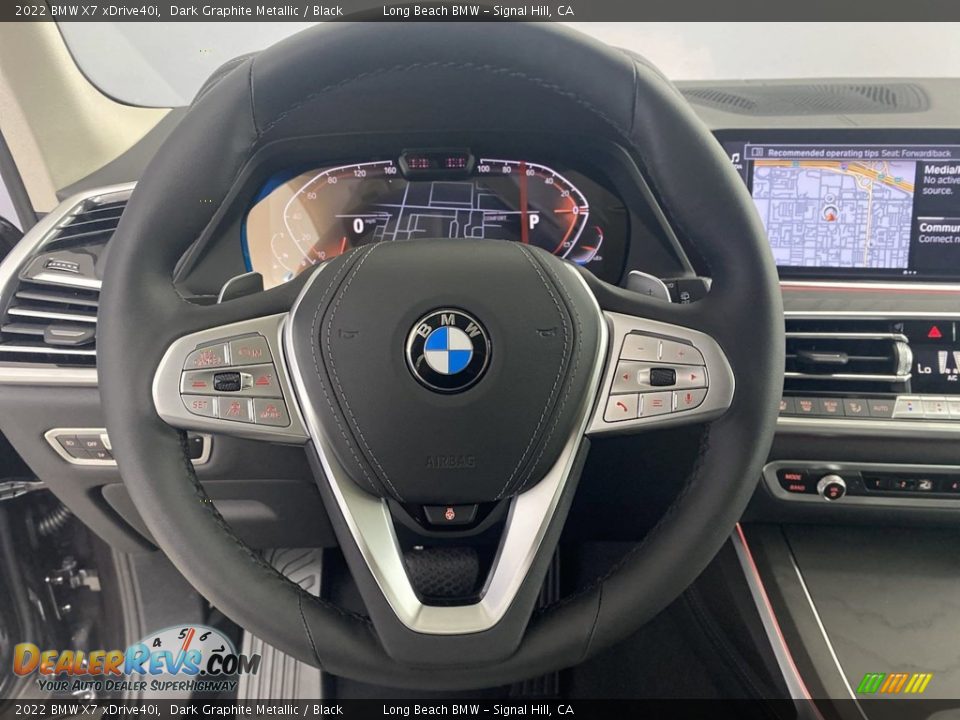 2022 BMW X7 xDrive40i Dark Graphite Metallic / Black Photo #14