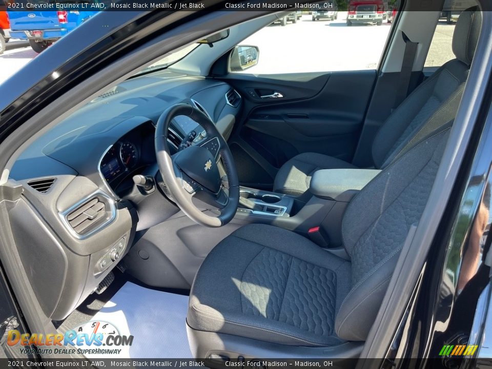 2021 Chevrolet Equinox LT AWD Mosaic Black Metallic / Jet Black Photo #11