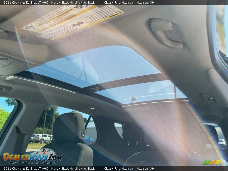 2021 Chevrolet Equinox LT AWD Mosaic Black Metallic / Jet Black Photo #12