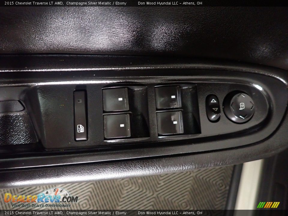2015 Chevrolet Traverse LT AWD Champagne Silver Metallic / Ebony Photo #21