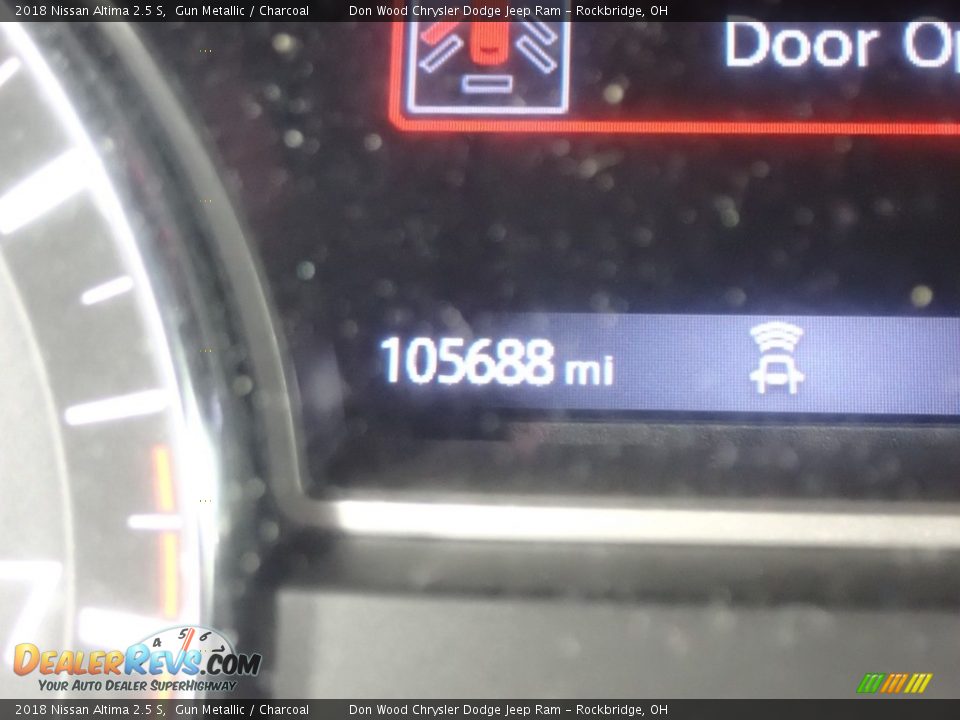 2018 Nissan Altima 2.5 S Gun Metallic / Charcoal Photo #31