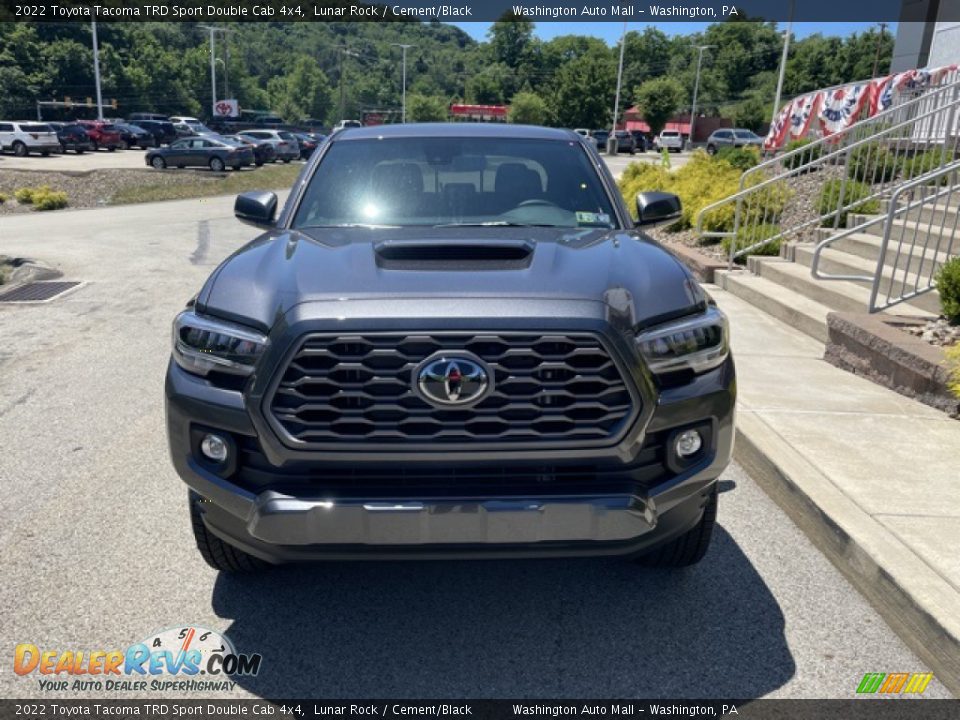 2022 Toyota Tacoma TRD Sport Double Cab 4x4 Lunar Rock / Cement/Black Photo #6