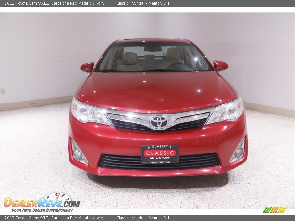 2012 Toyota Camry XLE Barcelona Red Metallic / Ivory Photo #2