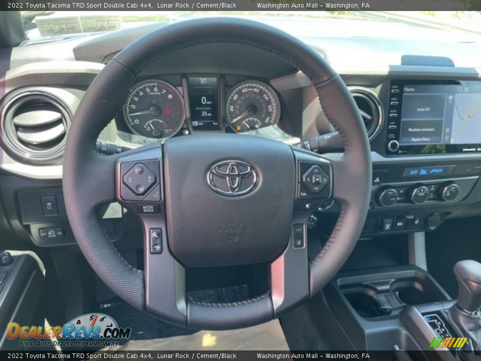 2022 Toyota Tacoma TRD Sport Double Cab 4x4 Steering Wheel Photo #10