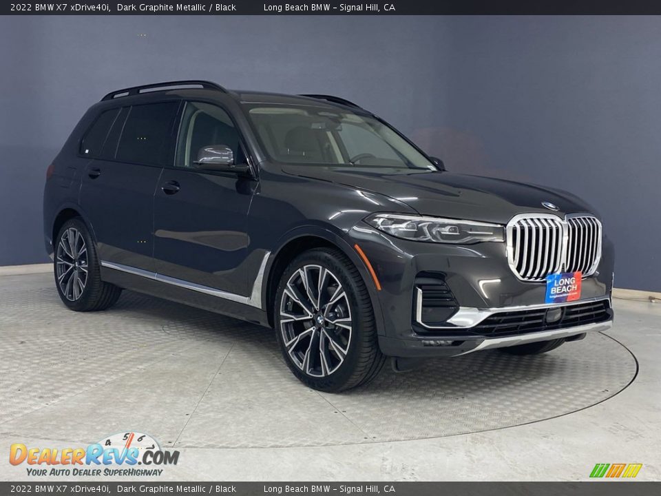 2022 BMW X7 xDrive40i Dark Graphite Metallic / Black Photo #27