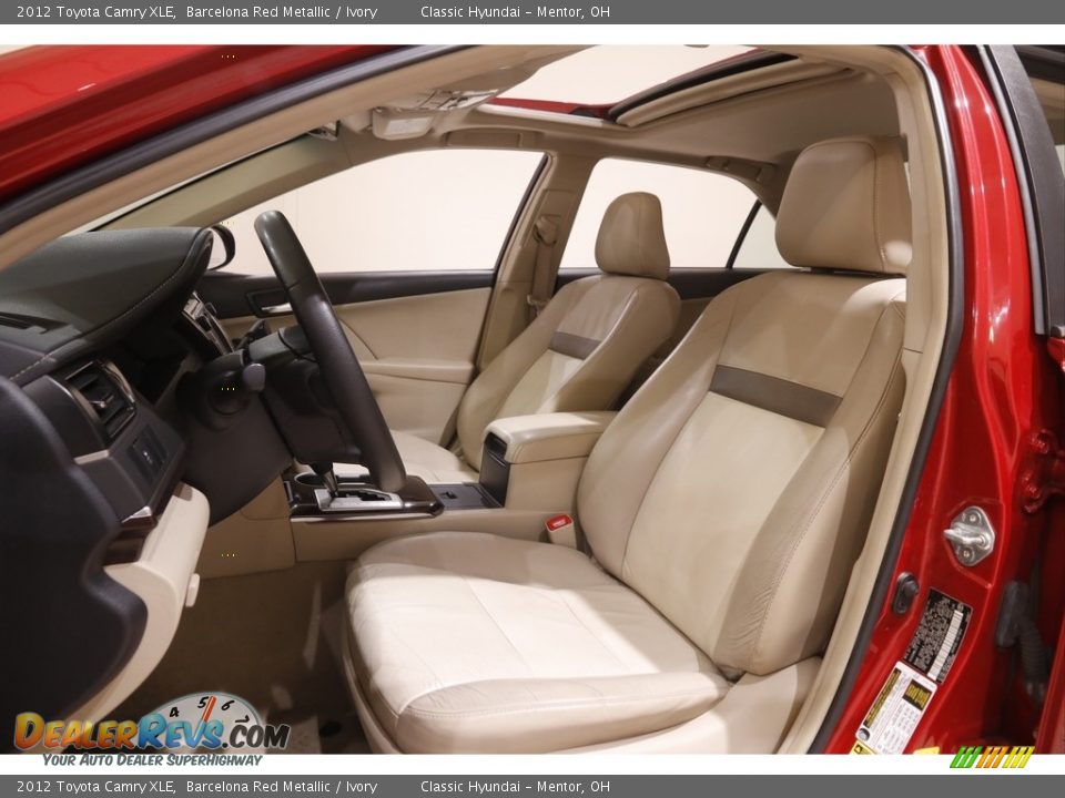 2012 Toyota Camry XLE Barcelona Red Metallic / Ivory Photo #5