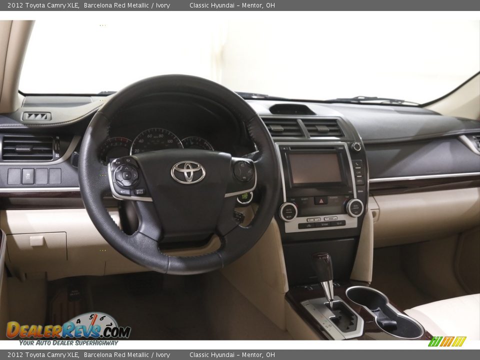 2012 Toyota Camry XLE Barcelona Red Metallic / Ivory Photo #6