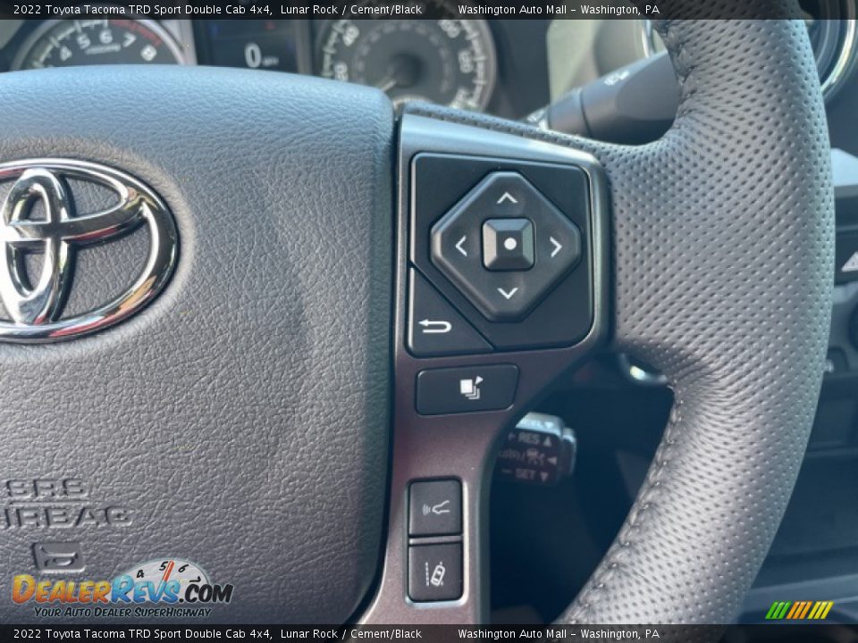 2022 Toyota Tacoma TRD Sport Double Cab 4x4 Steering Wheel Photo #17