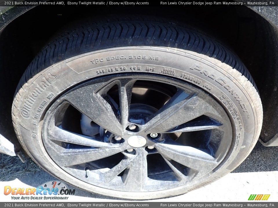 2021 Buick Envision Preferred AWD Ebony Twilight Metallic / Ebony w/Ebony Accents Photo #5