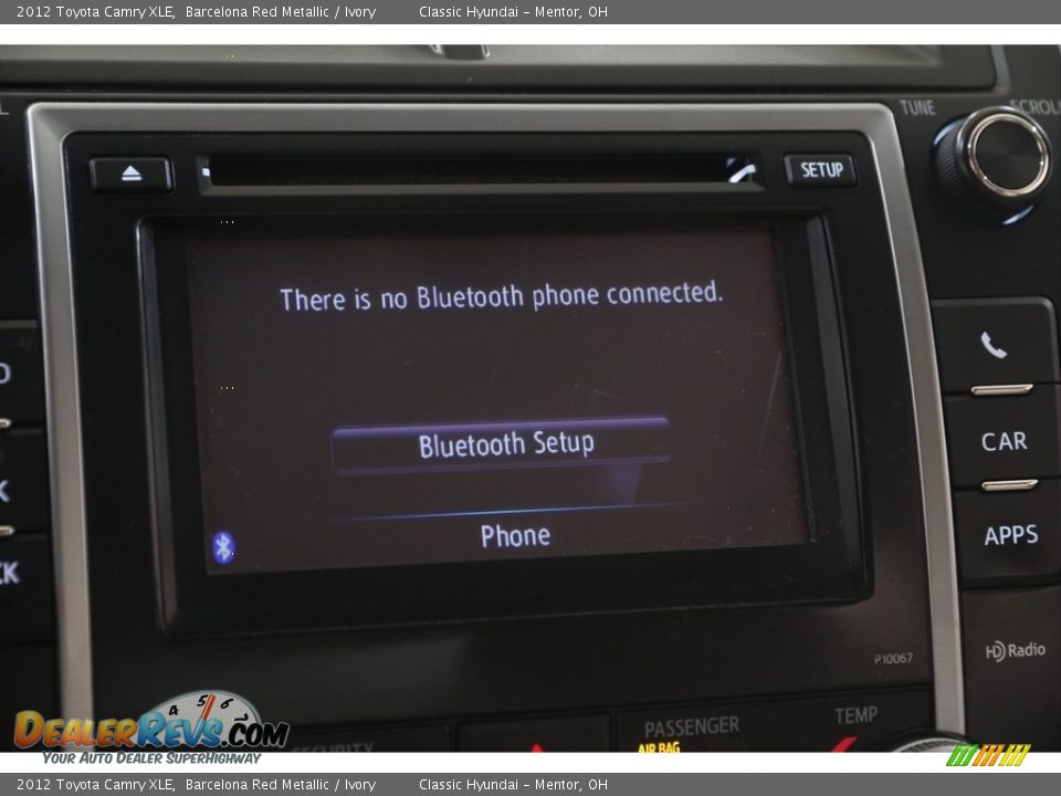 2012 Toyota Camry XLE Barcelona Red Metallic / Ivory Photo #11