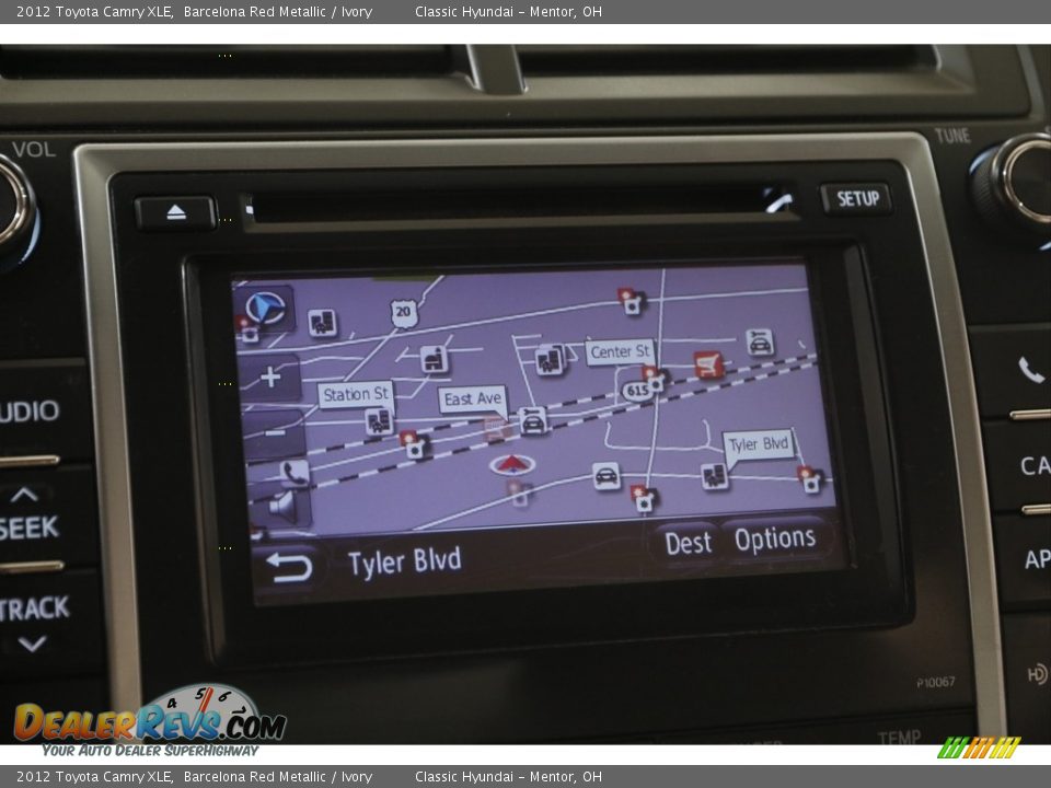 2012 Toyota Camry XLE Barcelona Red Metallic / Ivory Photo #12