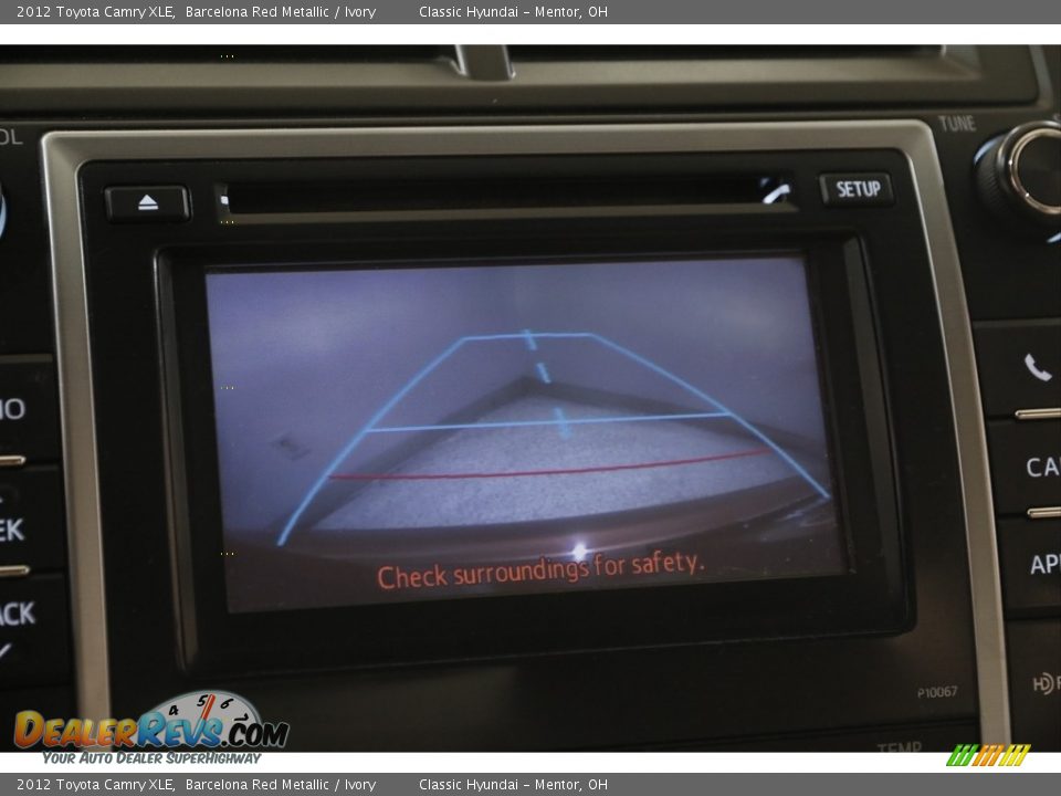 2012 Toyota Camry XLE Barcelona Red Metallic / Ivory Photo #13