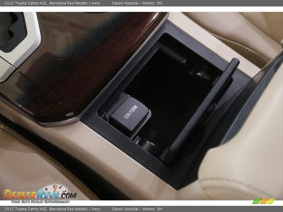 2012 Toyota Camry XLE Barcelona Red Metallic / Ivory Photo #15