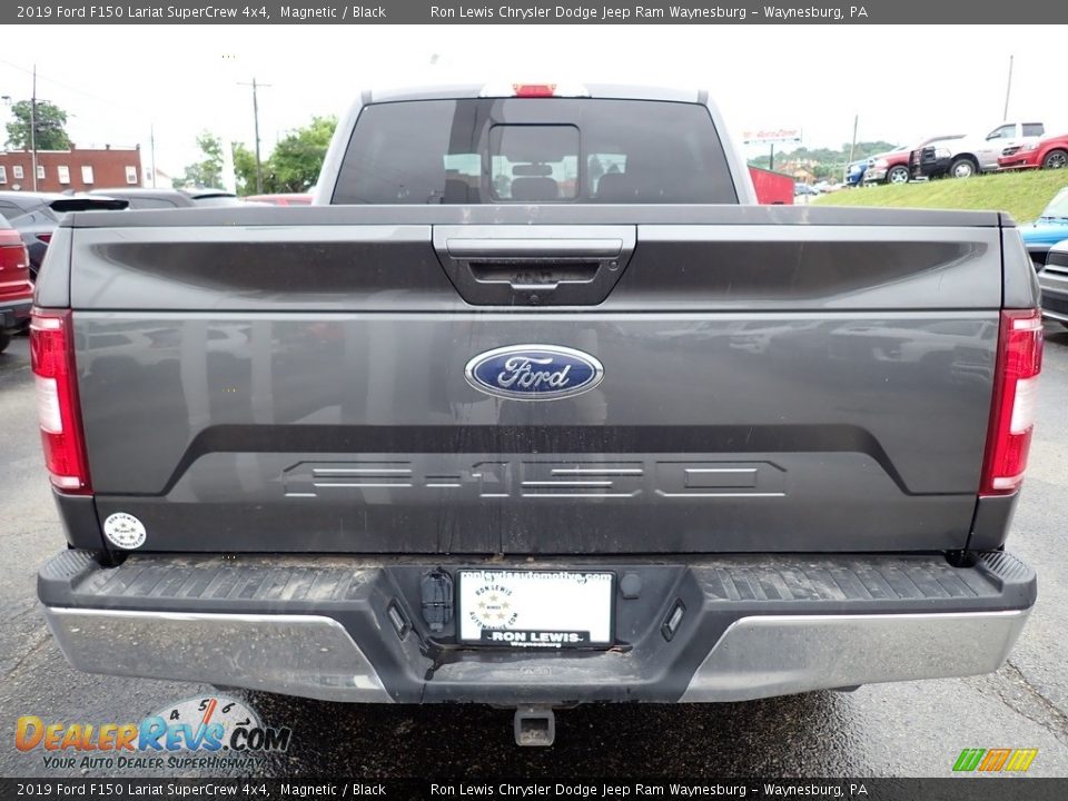 2019 Ford F150 Lariat SuperCrew 4x4 Magnetic / Black Photo #4