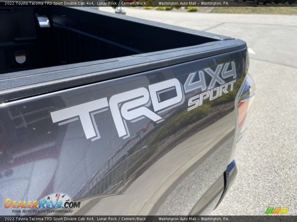 2022 Toyota Tacoma TRD Sport Double Cab 4x4 Lunar Rock / Cement/Black Photo #24