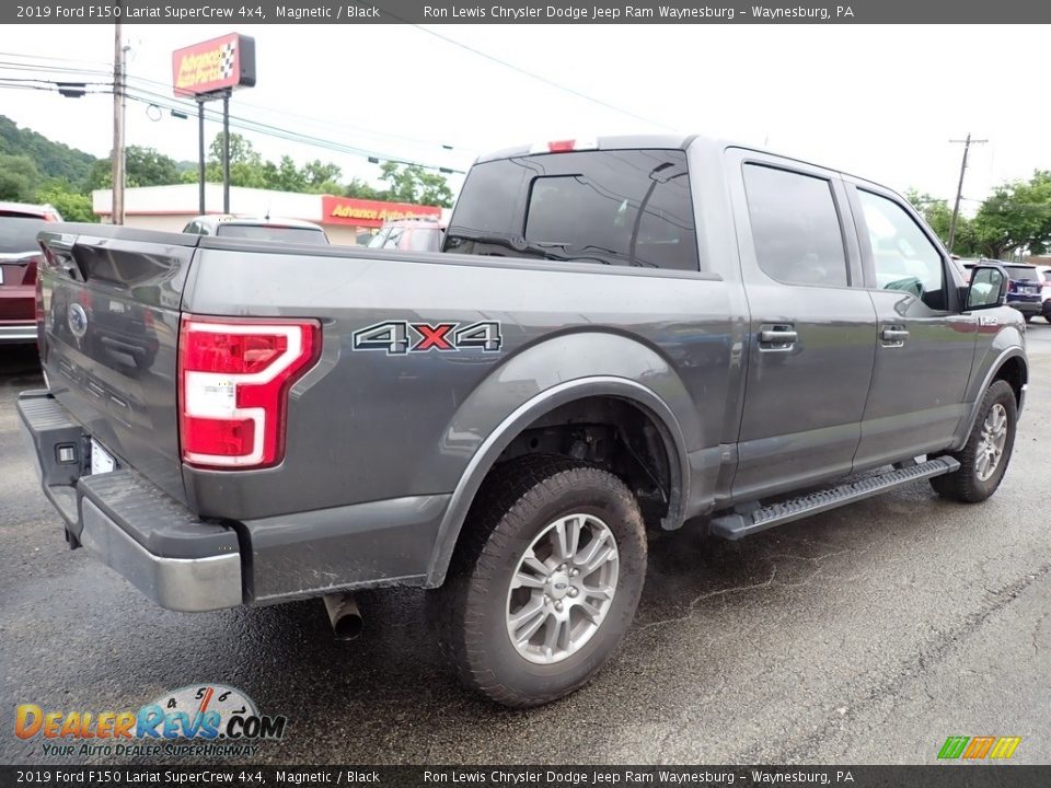 2019 Ford F150 Lariat SuperCrew 4x4 Magnetic / Black Photo #5