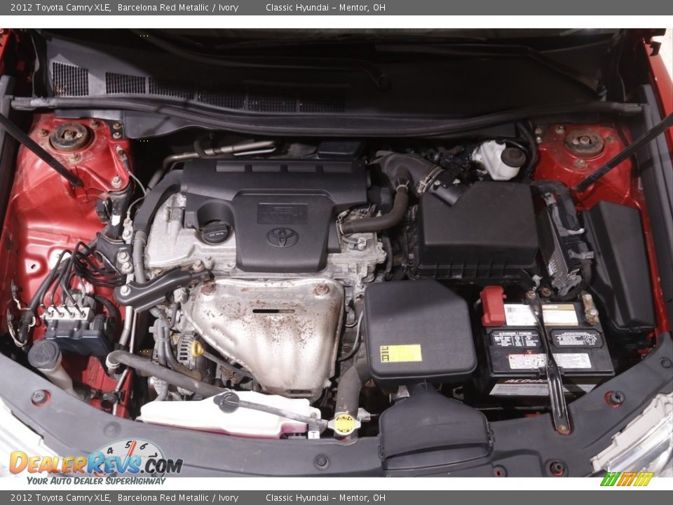 2012 Toyota Camry XLE Barcelona Red Metallic / Ivory Photo #21