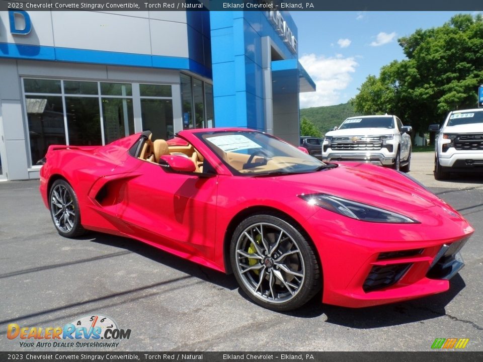 Front 3/4 View of 2023 Chevrolet Corvette Stingray Convertible Photo #1