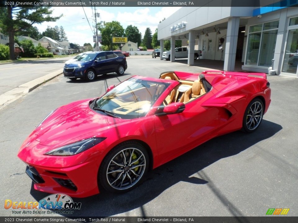 Torch Red 2023 Chevrolet Corvette Stingray Convertible Photo #3