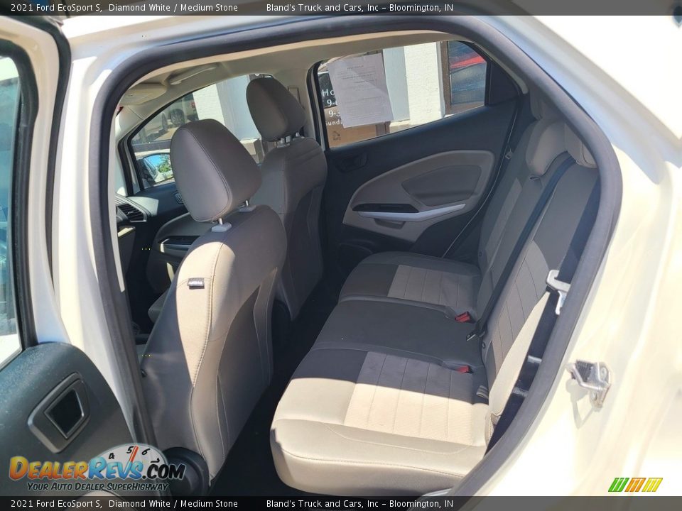 2021 Ford EcoSport S Diamond White / Medium Stone Photo #4