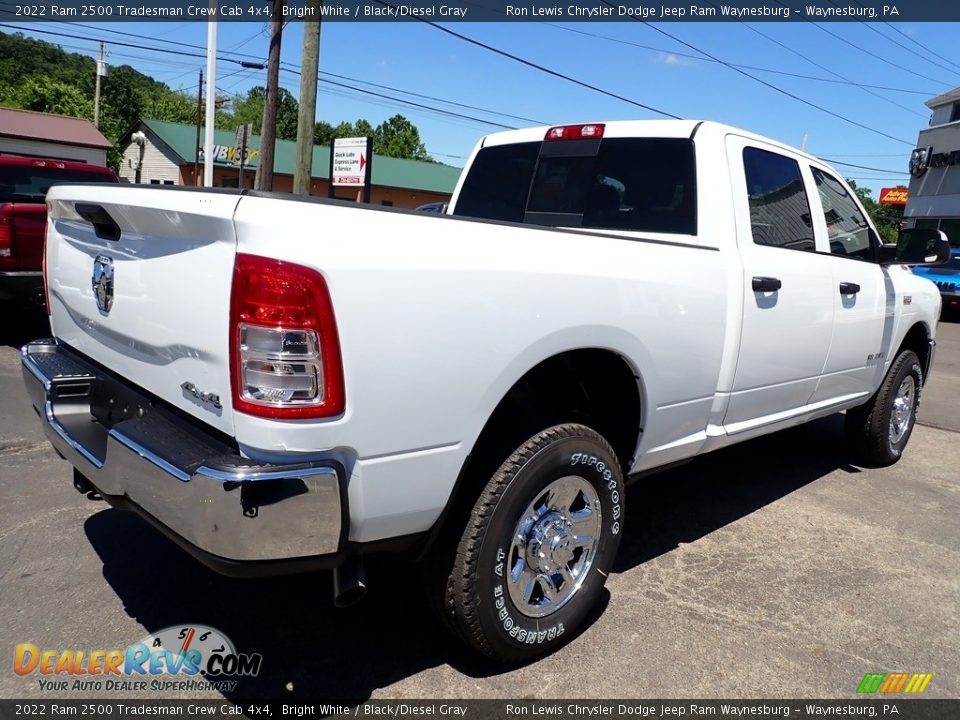 2022 Ram 2500 Tradesman Crew Cab 4x4 Bright White / Black/Diesel Gray Photo #5