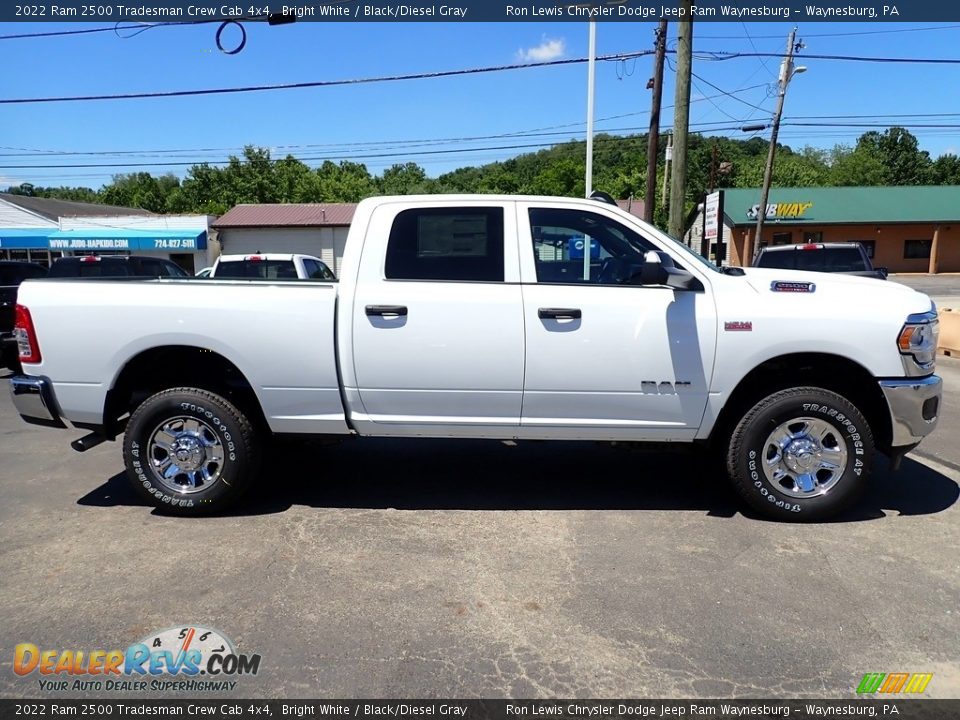 2022 Ram 2500 Tradesman Crew Cab 4x4 Bright White / Black/Diesel Gray Photo #6