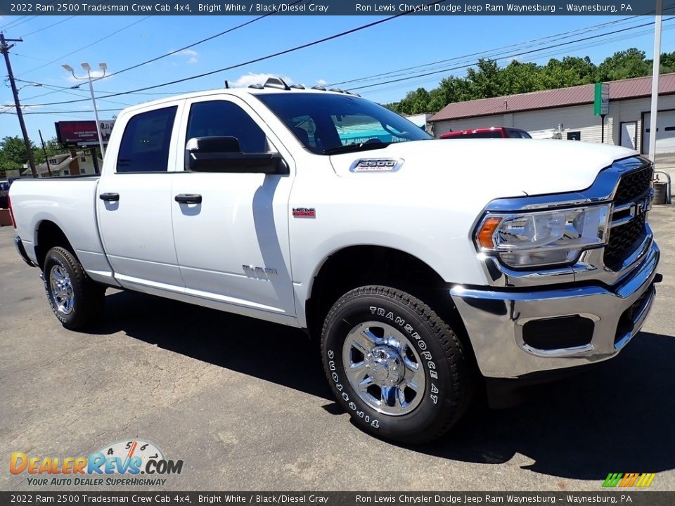 2022 Ram 2500 Tradesman Crew Cab 4x4 Bright White / Black/Diesel Gray Photo #7